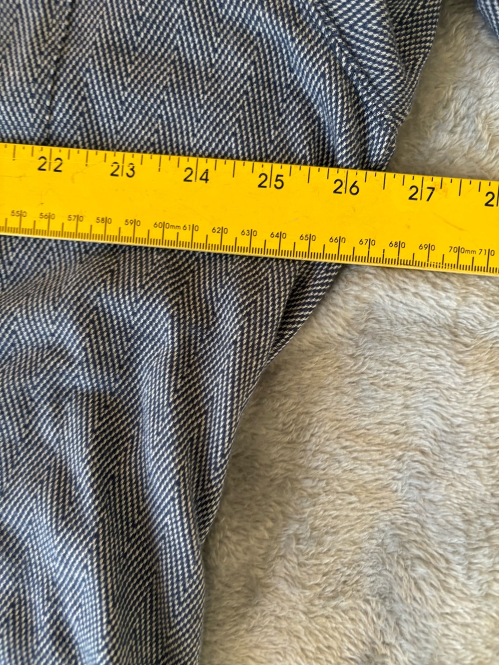 Saddlebred Heathered Navy Short-Sleeve Polo 2X shirt cotton everyday classic - Picture 7 of 7